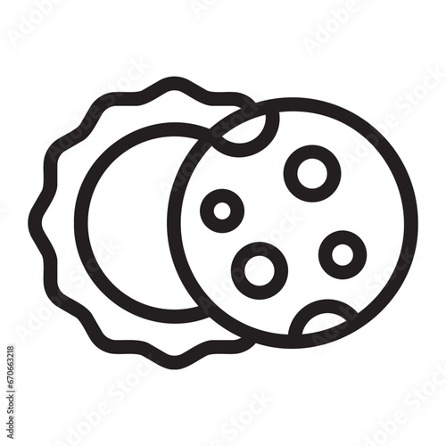 eclipse line icon