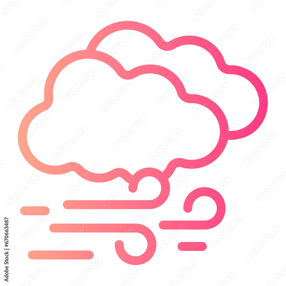 windy gradient icon windy gradient icon