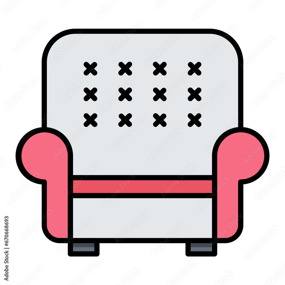 Sofa Line Color Icon Sofa Line Color Icon