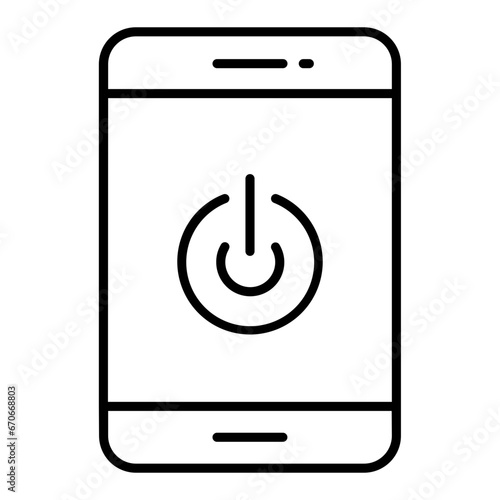 Handphone Outline Icon