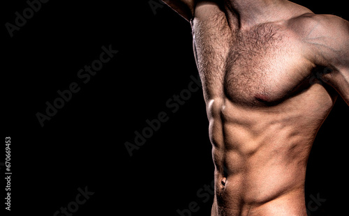 Sensual mans body, abs. Torso with six packs looks attractive. Handsome man muscular topless body. Torso six packs attractive. Strong man with torso. Sexy muscular man