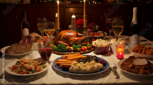 Holiday Bliss: Celebrating Christmas with Friends and a Festive Dinne