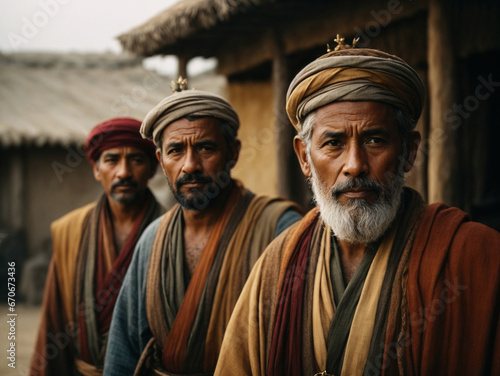 portrait of the three wise men