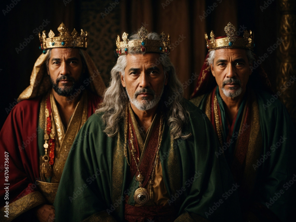 portrait of the three wise men