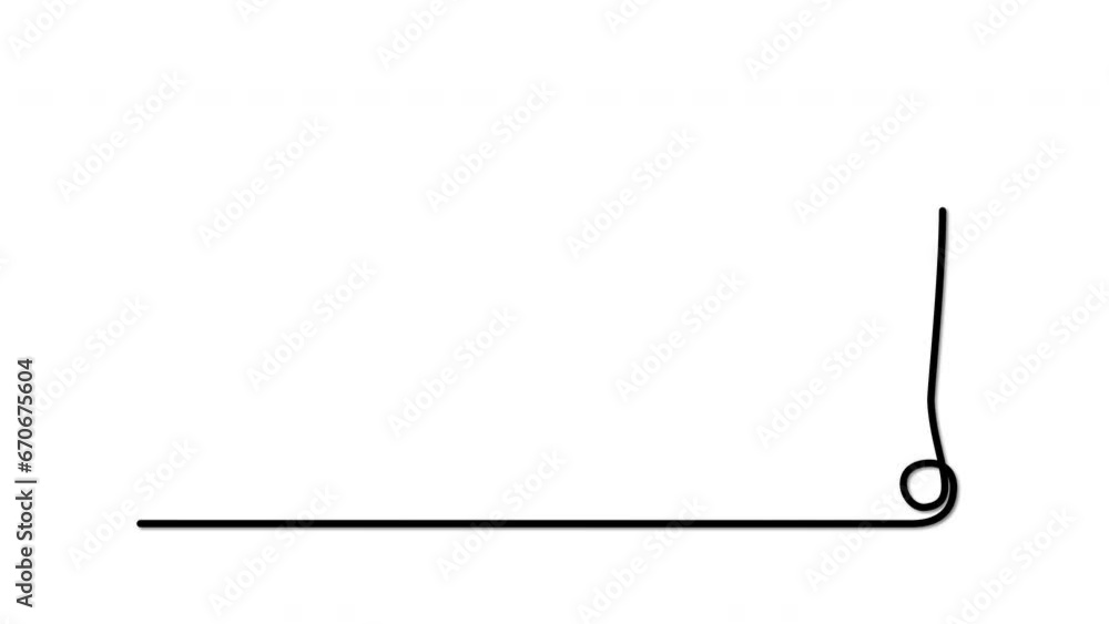 Exclamation sign self drawing animation. Copy space Exclamation sign self drawing animation. Copy space