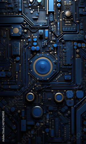 Motherboard, abstract technology background