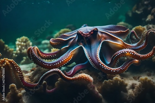 octopus in the sea © manzil