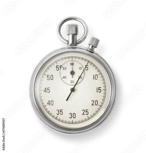 Stopwatch isolated on white background