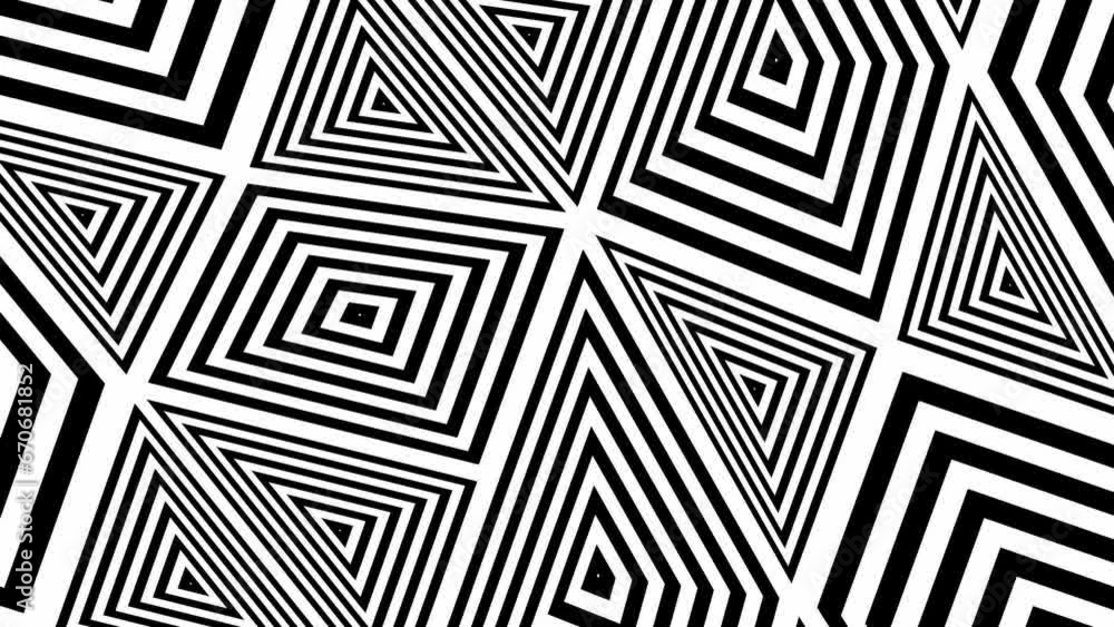 Abstract background with black and white stripes.Seamless loop video.Black pattern. Abstract background with black and white stripes.Seamless loop video.Black pattern.