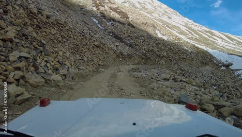 Shinkula Pass A Snowy White Mountain Wonderland photo