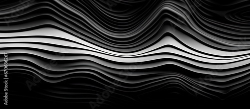 Abstract horizontal pattern with a black and white texture