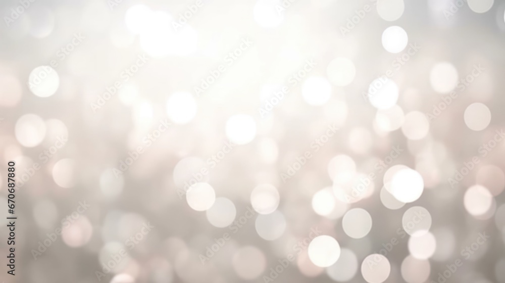 Obraz premium Abstract bokeh lights with light background Blur wall