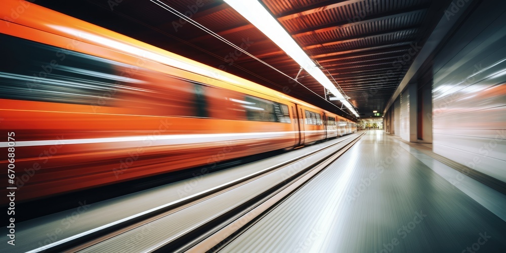 Train moving fast Train moving fast