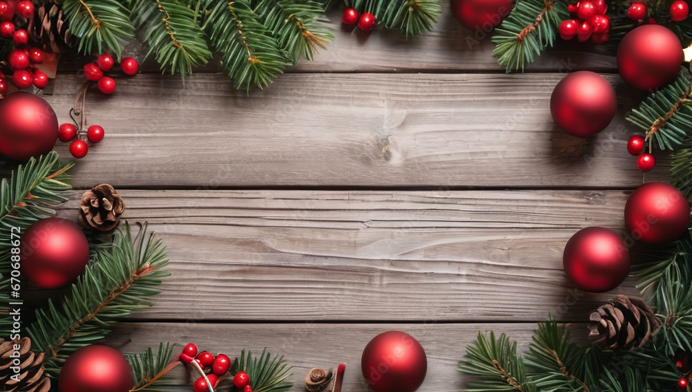 New Year and Christmas winter background with place for text New Year and Christmas winter background with place for text