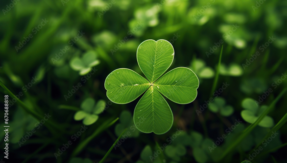 lucky clover with 4 leaves lucky clover with 4 leaves