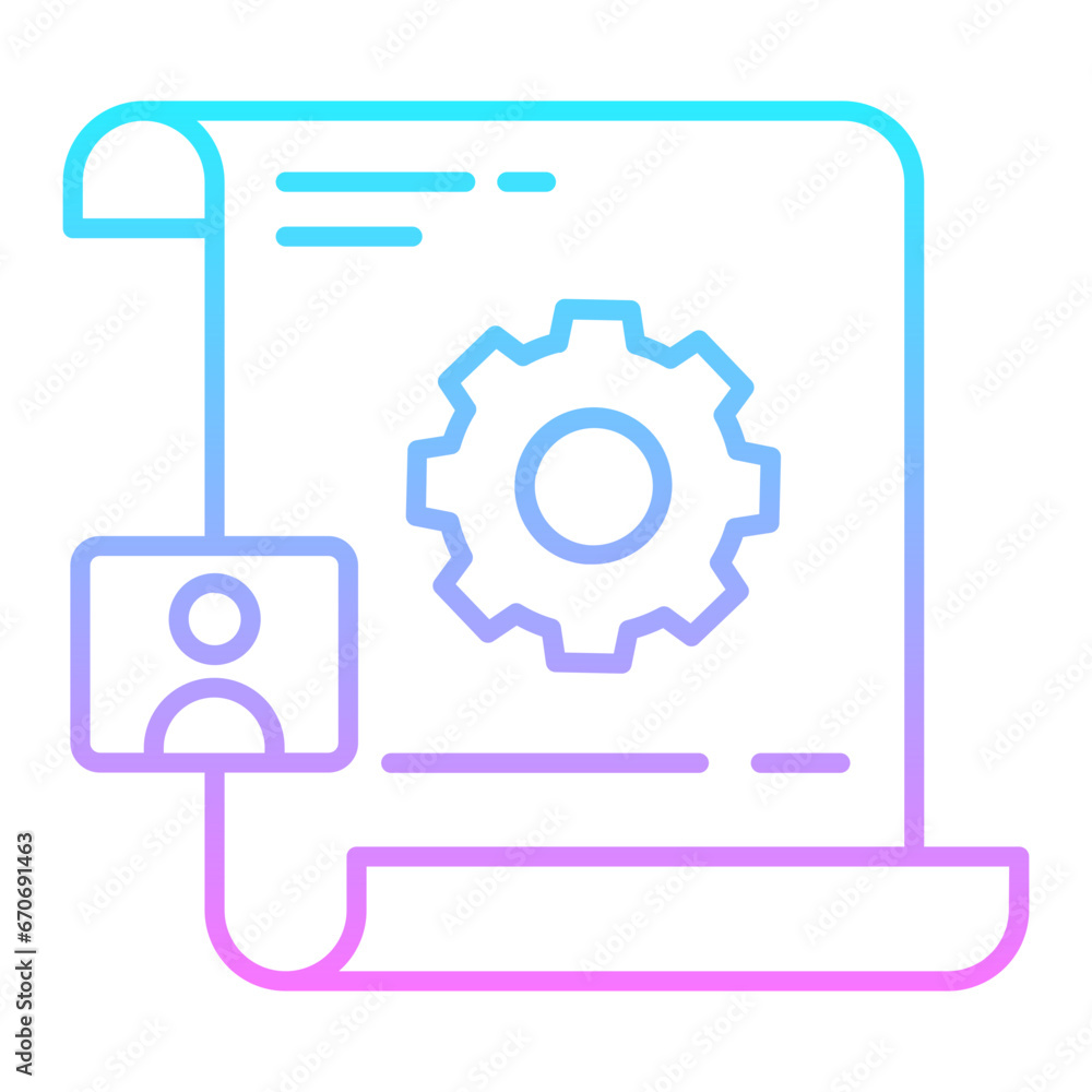 Account Setting Gradient Icon Account Setting Gradient Icon