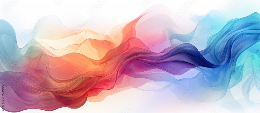 Abstract and beautiful modern graphic art with digital colorful and smooth texture in the background design