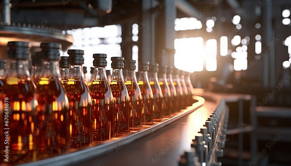 Beverage Bottling Plant, Bottles drinks like soda and water Beverage Bottling Plant, Bottles drinks like soda and water