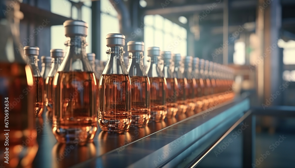 Beverage Bottling Plant, Bottles drinks like soda and water Beverage Bottling Plant, Bottles drinks like soda and water