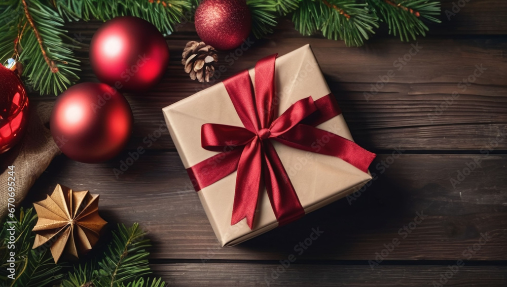 Christmas presents, New Year winter background Christmas presents, New Year winter background