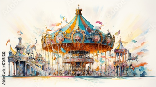 carousel in the park