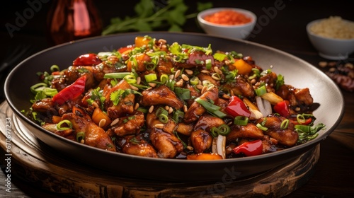 kung pao chicken is a highly addictive stir-fried chicken with the perfect combination of salty, sweet and spicy flavour!