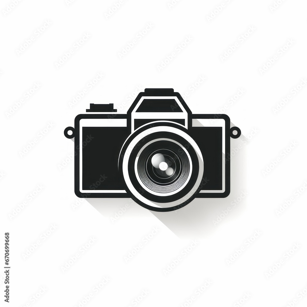 minimalist camera pictogram