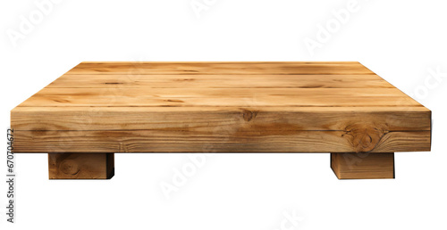 wooden pallet, euro pallet isolated on the transparent background PNG.