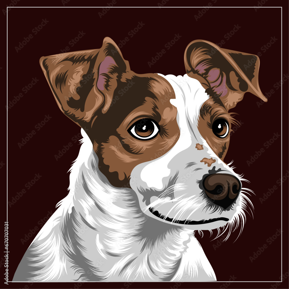 Jack Russell Dog Illustration