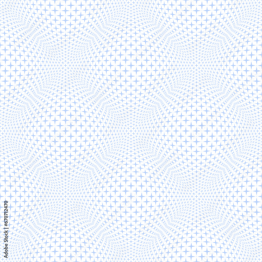 Seamless Light Blue Pattern with 3D Illusion Effect. Abstract Textured Background. Seamless Light Blue Pattern with 3D Illusion Effect. Abstract Textured Background.