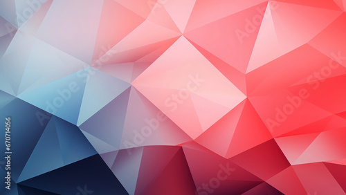 Polygonal geometric shapes of form pattern in pastell pink and purple for web design background