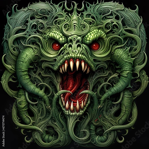 Wallpaper Mural "Gruselige Kreaturen & Dunkle Mächte: Einzigartige T-Shirt Designs - Von durchscheinenden Gespenstern bis zu blutrünstigen Zombies, entdecken Sie das Unheimliche in jedem Bild!" Torontodigital.ca