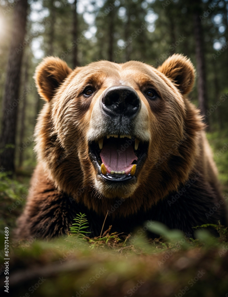 brown bear portrait brown bear portrait