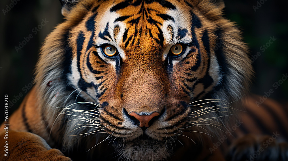 macro fotografia tigre poderoso macro fotografia tigre poderoso