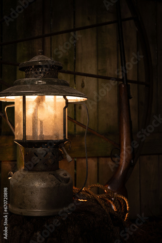 Rusted Kerosene Lantern