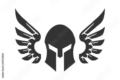 Spartan military helmet icon vector ilustration.