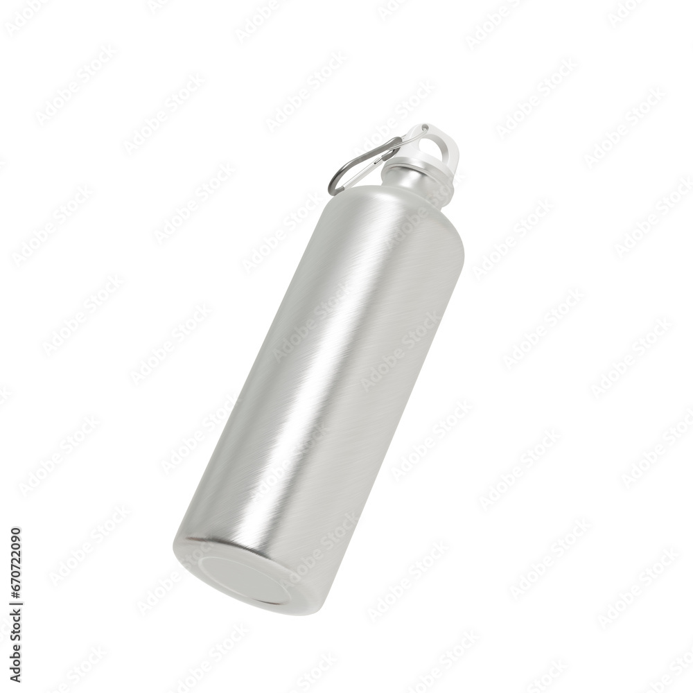 custom made wallpaper toronto digitalAn image of Aluminium Bottle with Carabiner isolated on a white background