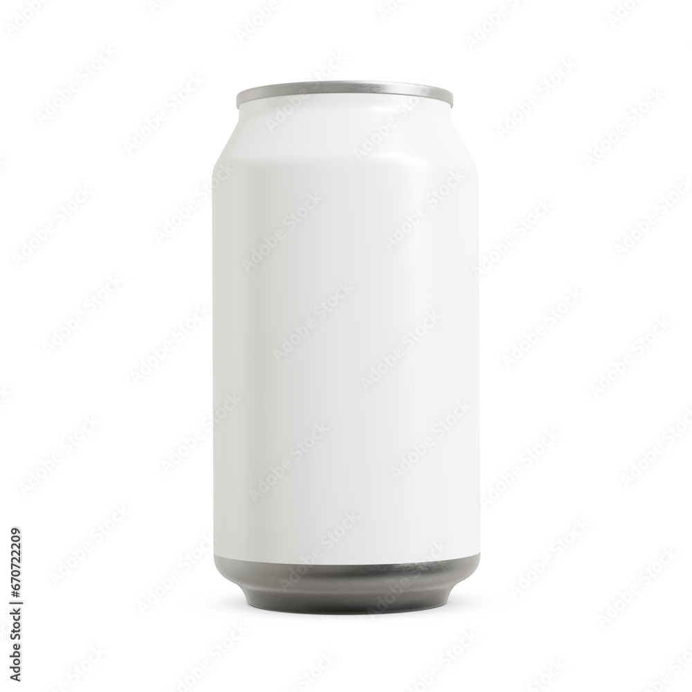 An image of a Aluminium Can isolated on a white background An image of a Aluminium Can isolated on a white background