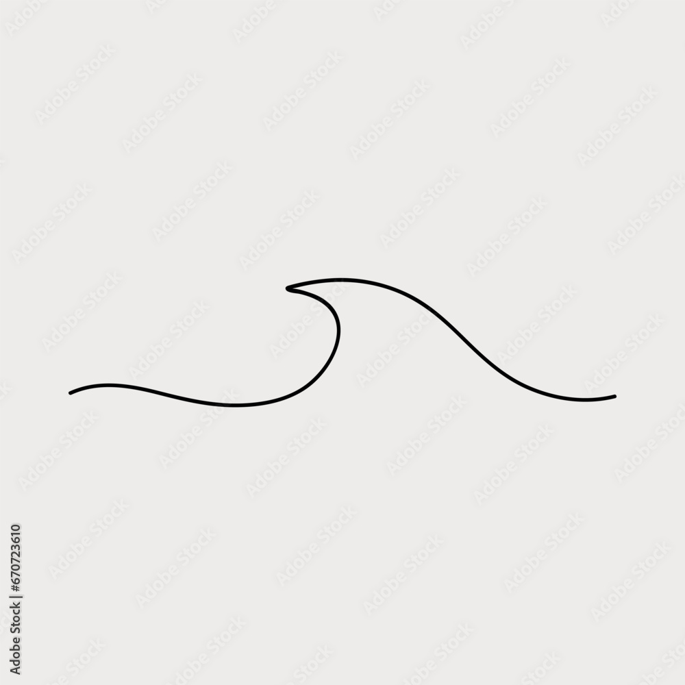 Wave. Abstract minimalistic clean and simple Circle design element. Wave. Abstract minimalistic clean and simple Circle design element.