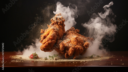 smoky fried chicken