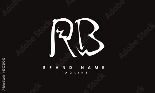 BS Alphabet letters Initials Monogram logo BR, R and B