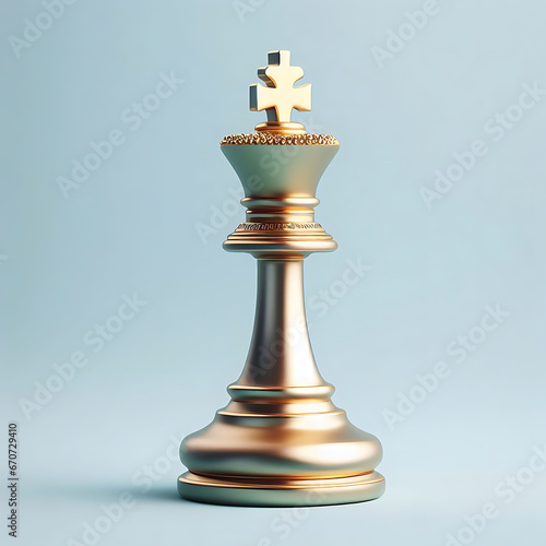 The notion of a team leader. Chess pieces in gold and silver. Teamwork and team building are important. Capability to lead. Company president. Advancement of one's career. Employee with talent. Worker
