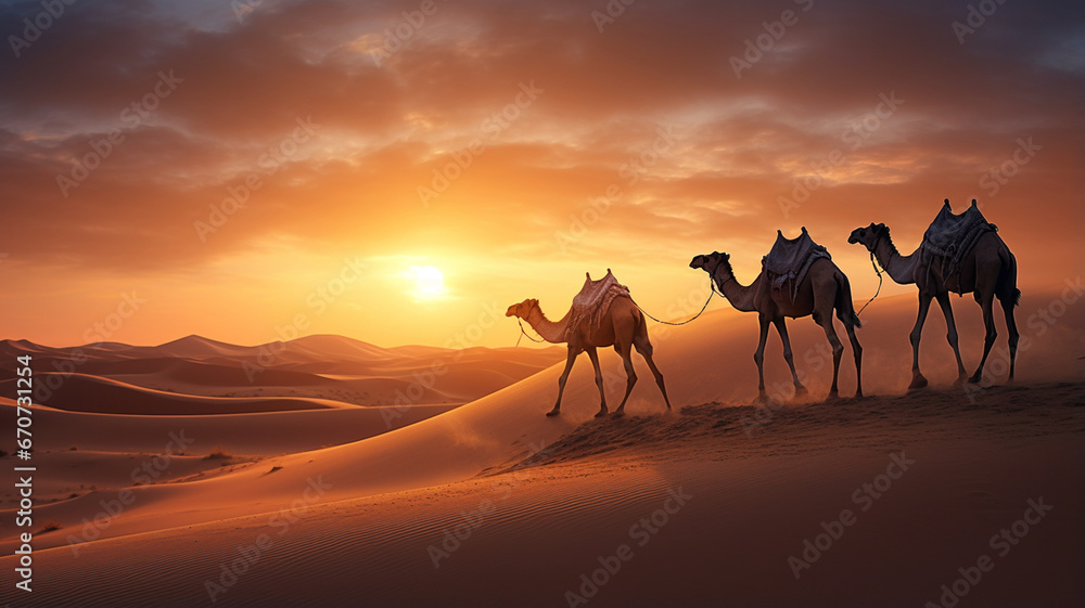 camels in the desert camels in the desert