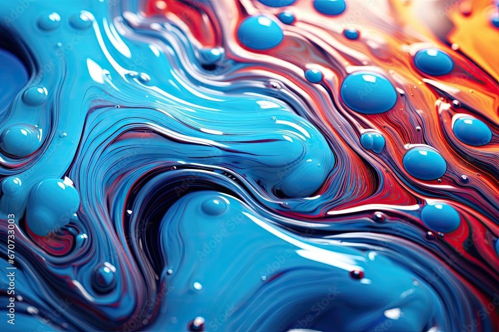 abstract flowing acrylic paint. detailed image of different colors mixing together. abstract flowing acrylic paint. detailed image of different colors mixing together.