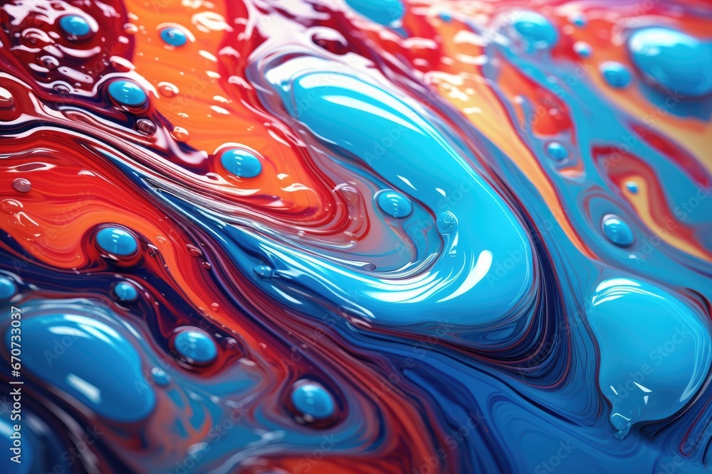 abstract flowing acrylic paint. detailed image of different colors mixing together. abstract flowing acrylic paint. detailed image of different colors mixing together.