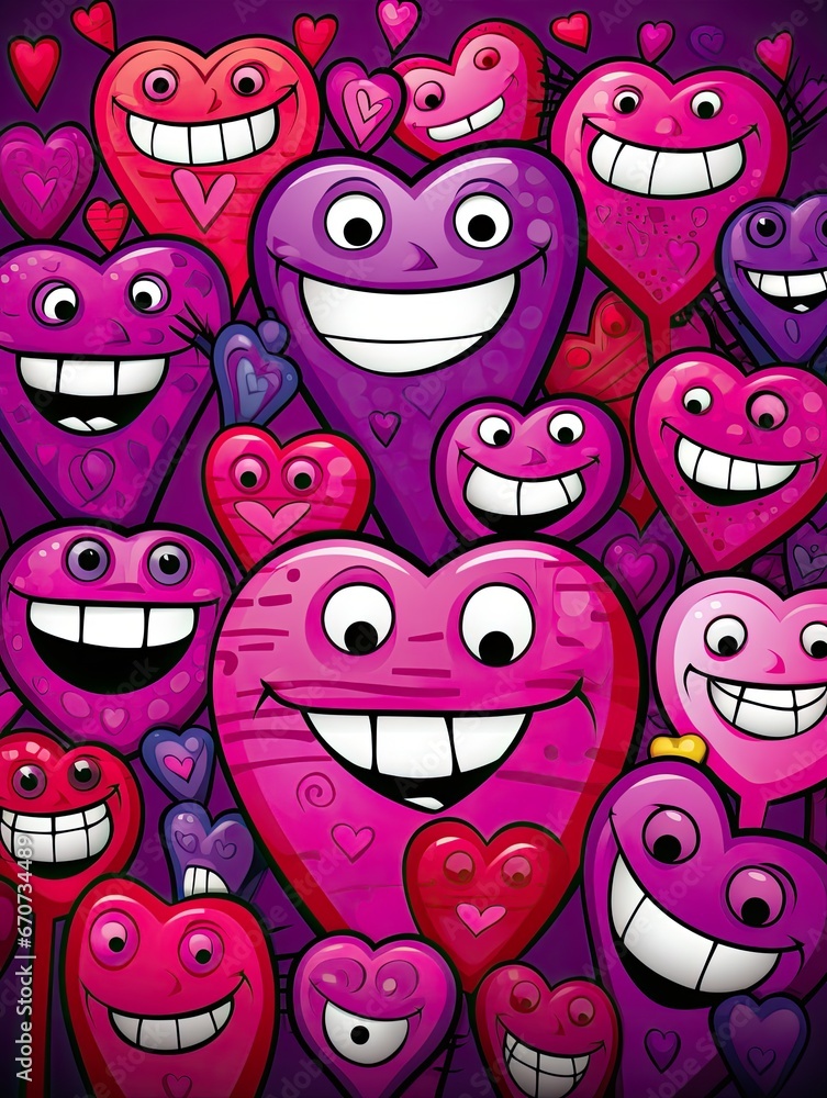 abstract illustration with love symbols. abstract illustration with love symbols.