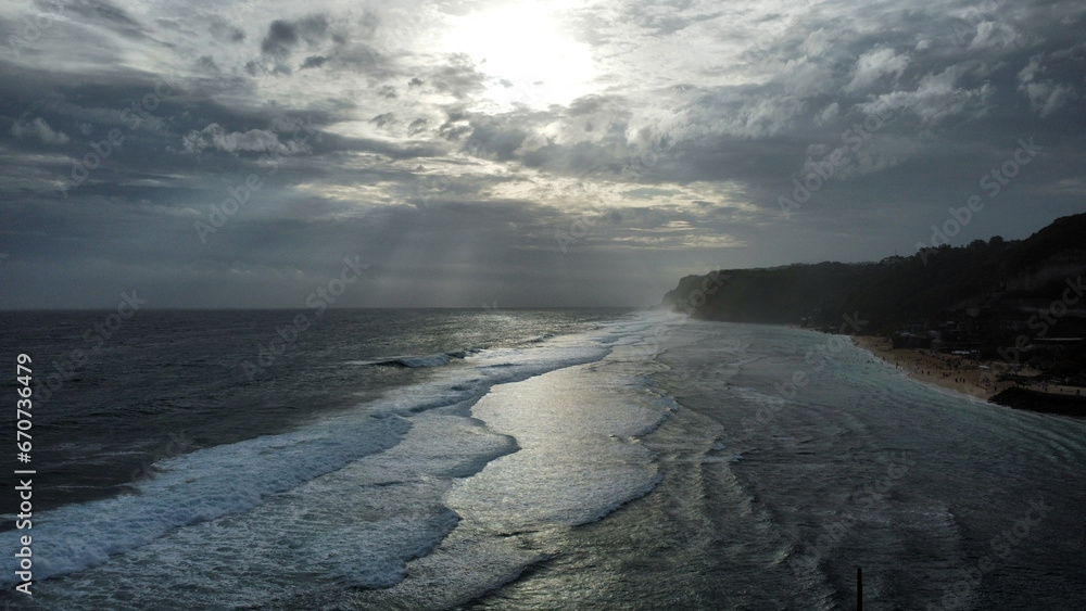 Fototapeta premium Melasti beach view