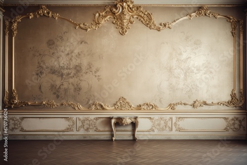 elegant retro interior room for your background.  © LeitnerR