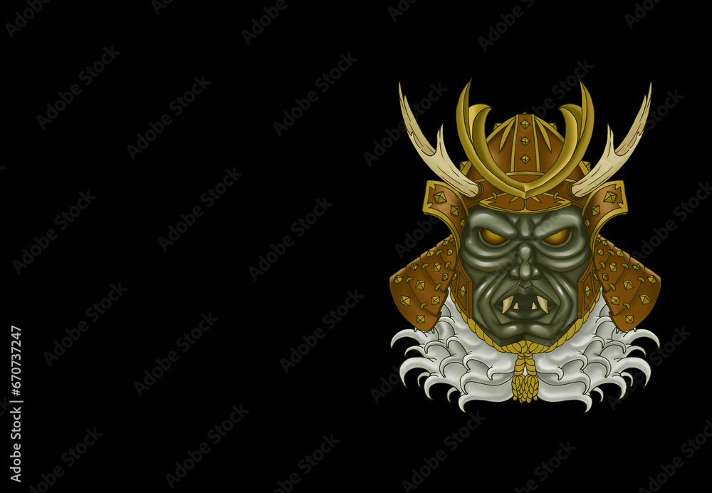 orintal mask samurai orintal mask samurai