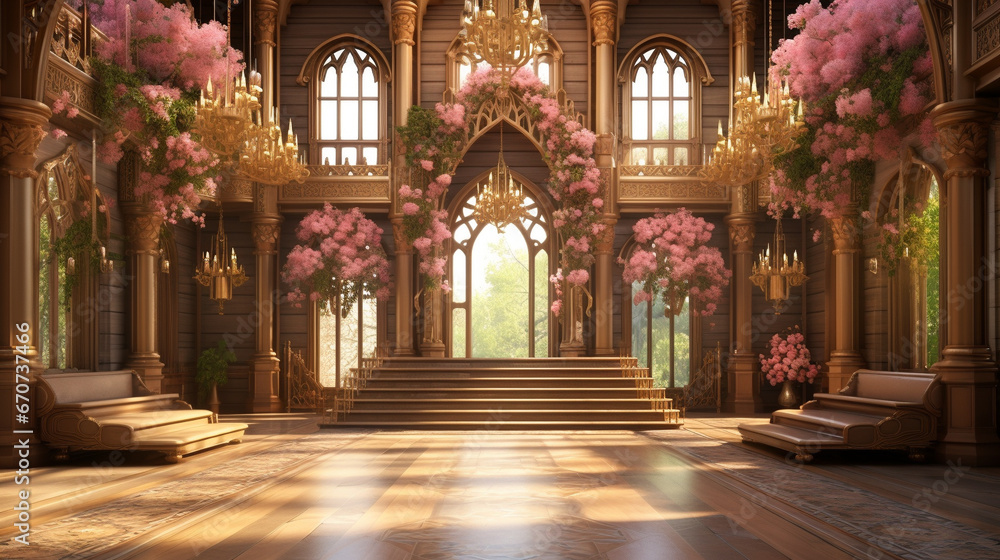 Fototapeta premium interior of church